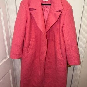 Chic Pink Teddy Jacket for Women